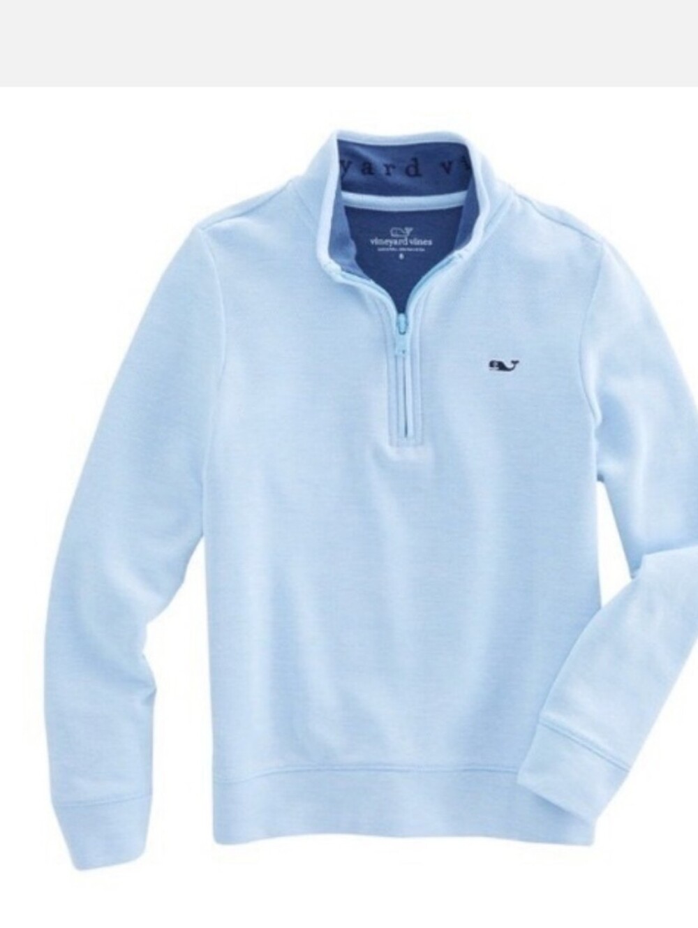 Vineyard Vines Light Blue Half-Zip Pullover